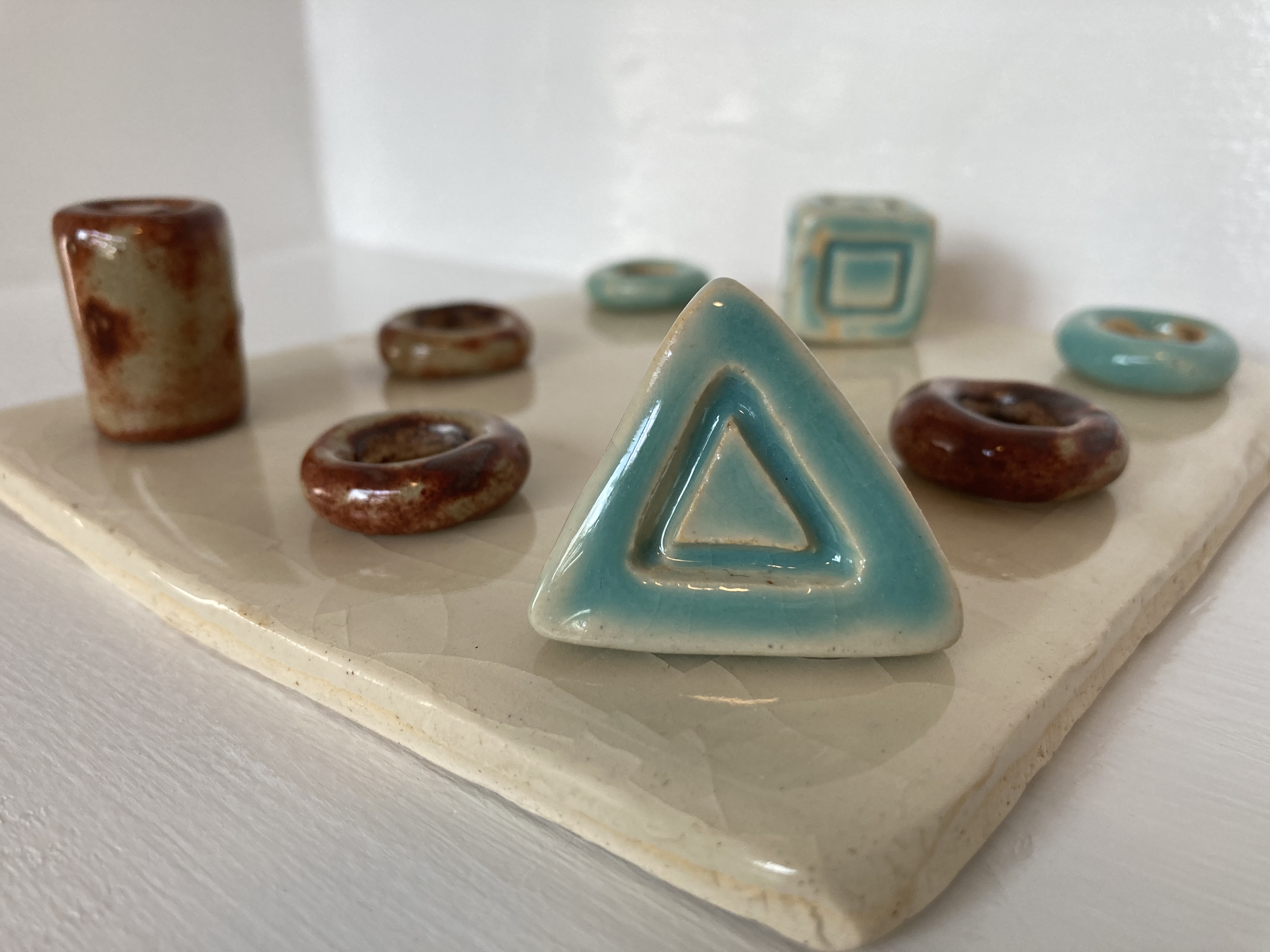 Image of ceramic pieces from an untitled game