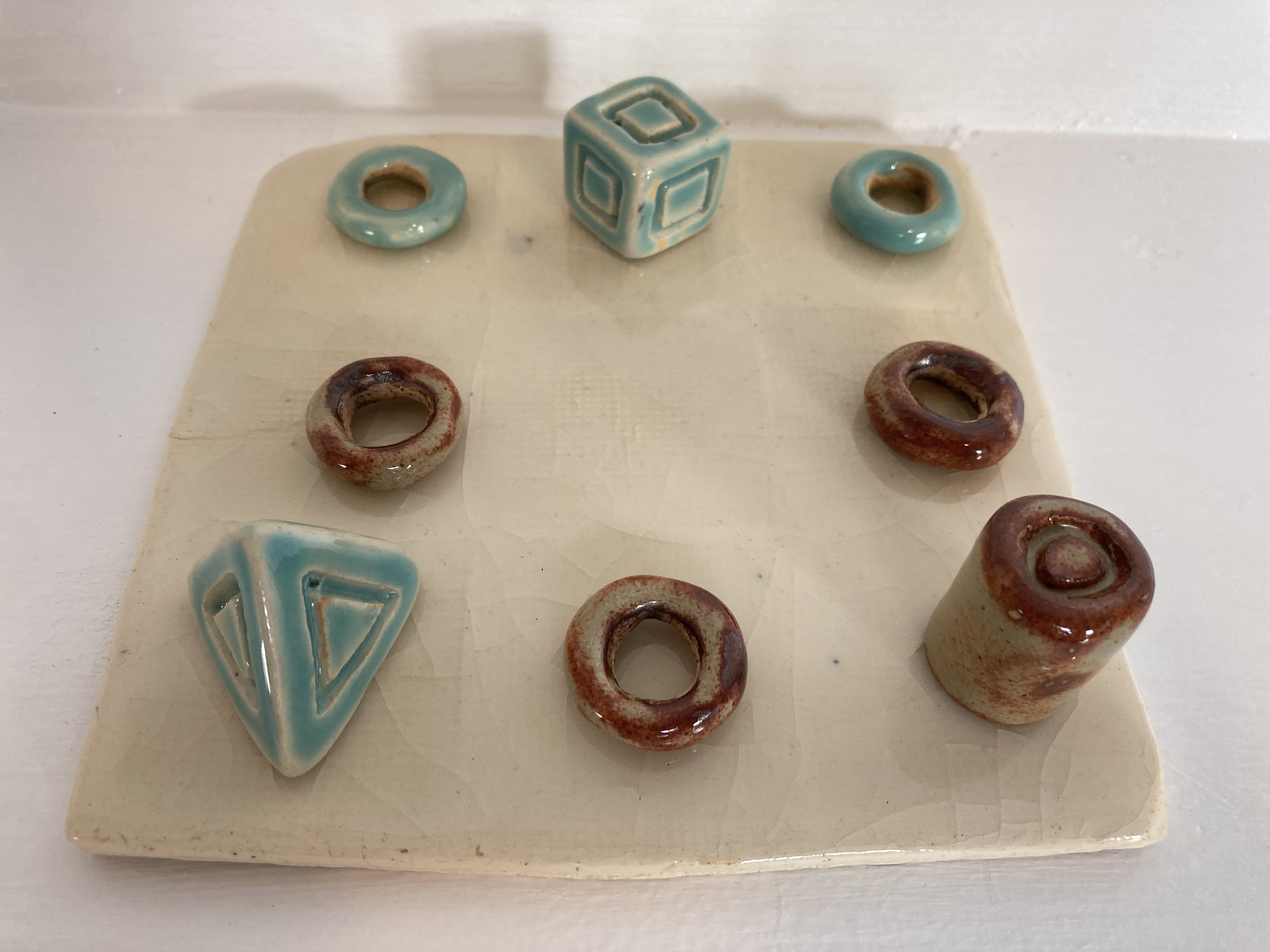 Image of ceramic pieces from an untitled game